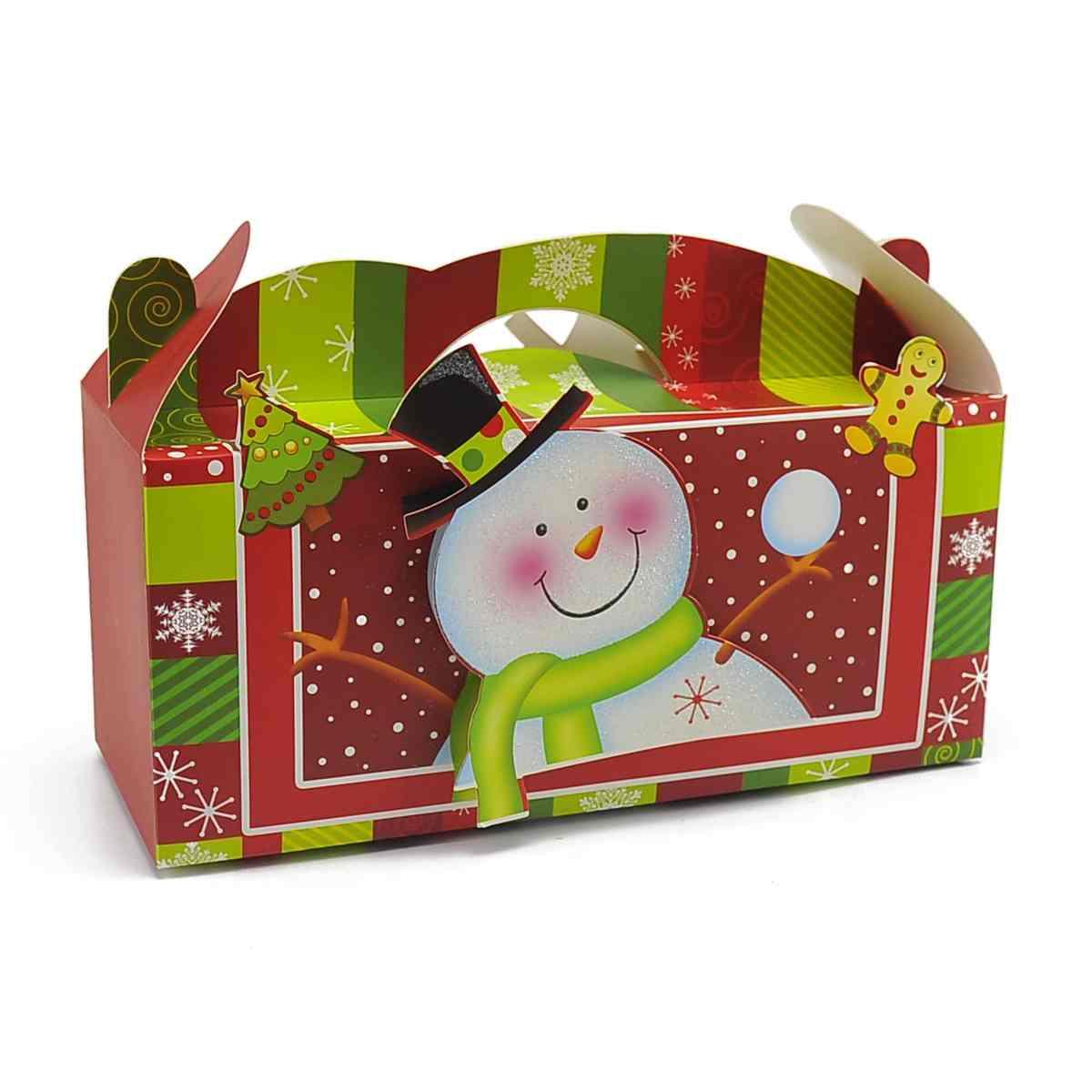 Scatola Natale 3D Pupazzo Neve cm.31x13xh19 |M2 Store