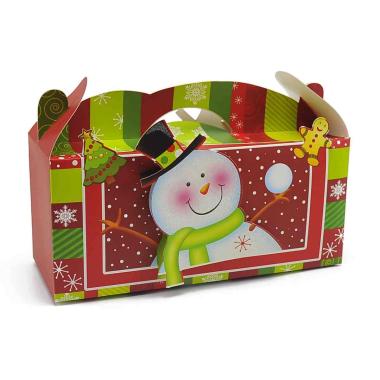 Scatola Natale 3D Pupazzo Neve cm.31x13xh19 |M2 Store