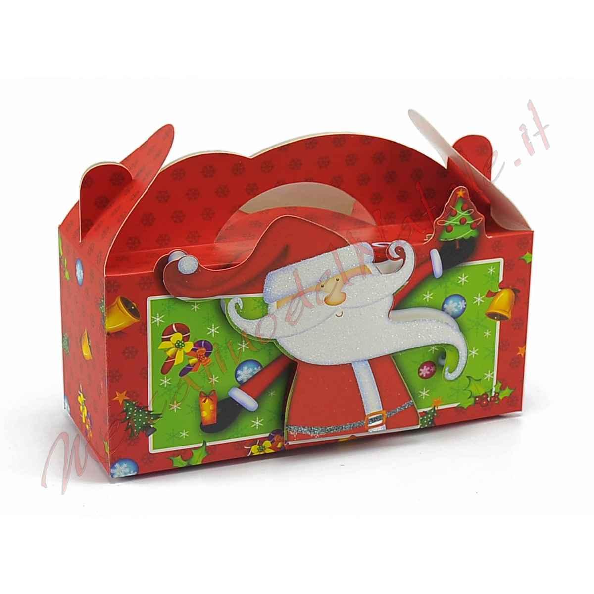 Scatola Natale 3D Babbo Natale cm.31x13xh19 |M2 Store