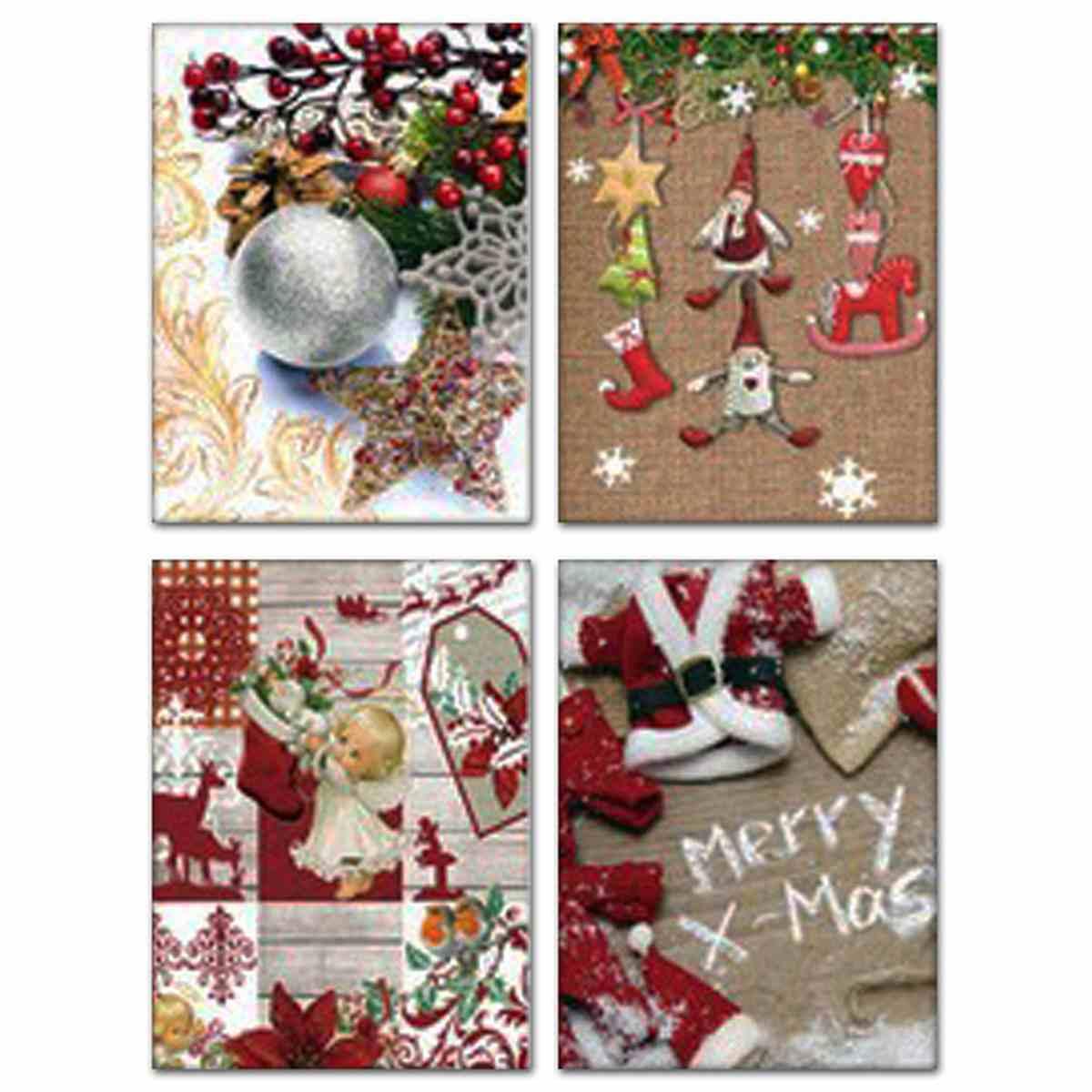 Carta Regalo Natale cm.70x200 Rotolo 4 Modelli |M2 Store