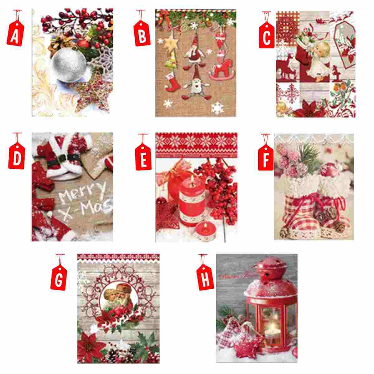 Carta Regalo Natale cm.70x500 Rotolo 8 Modelli |M2 Store