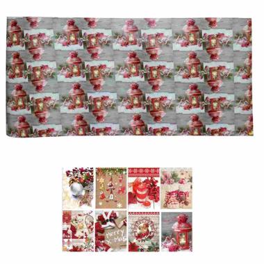 Carta Regalo Natale cm.70x500 Rotolo 8 Modelli |M2 Store