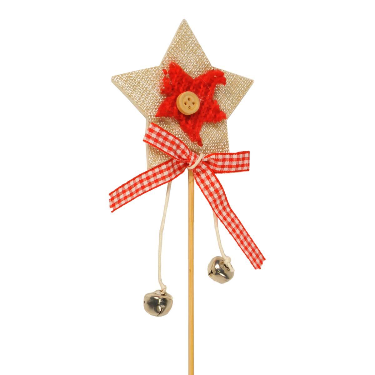 Spillone Juta con Campanelle cm.8xh30 Set pz.2 |M2 Store