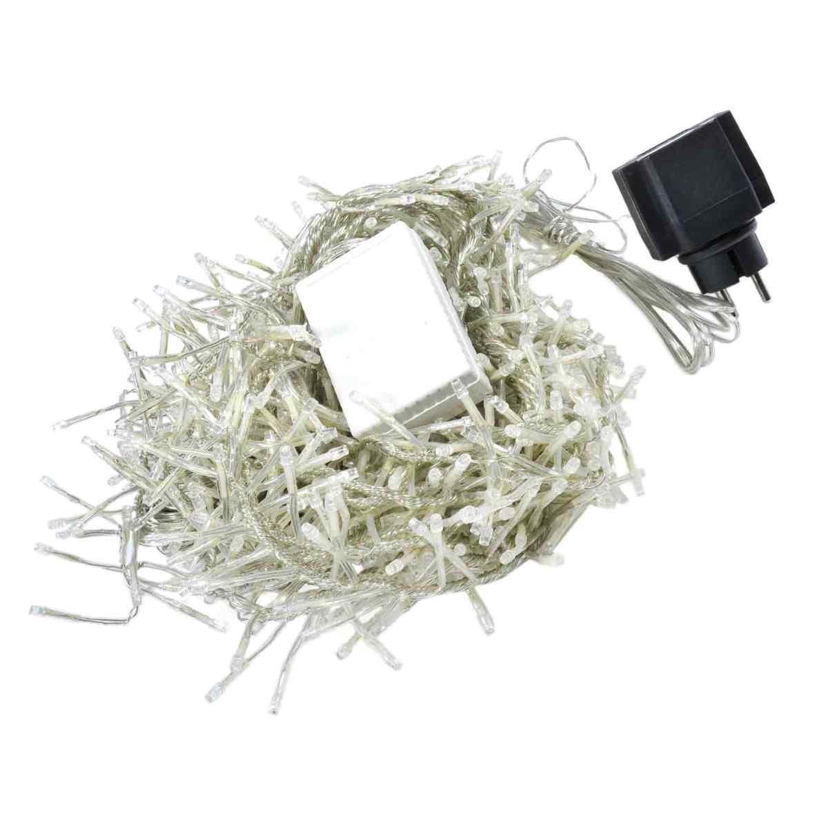 Luci Natale Tenda Esterno LED 640 Bianco Freddo cm,280xh85 |M2 Store