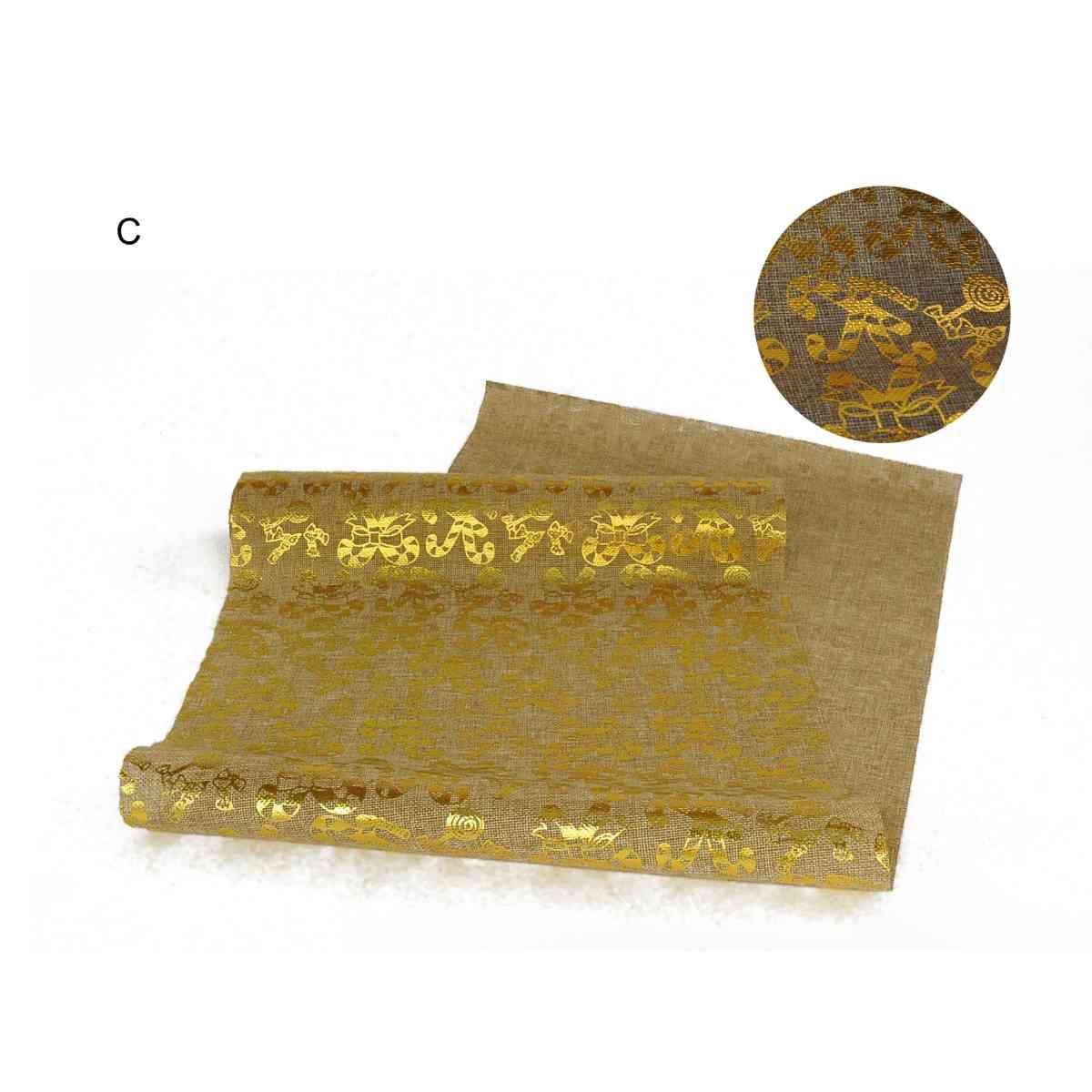 Juta Rotolo cm.36x270 Beige Disponibili 6 Decori Oro |M2 Store