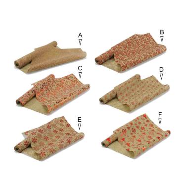 Juta Rotolo cm.48x270 Beige Disponibili 6 Decori Rossi |M2 Store