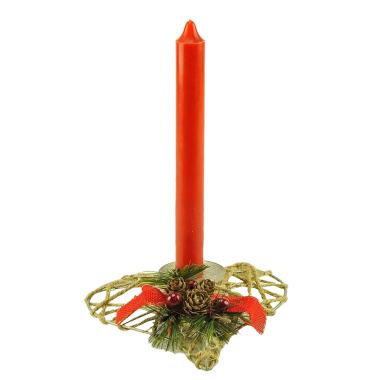 Portacandela Natale Juta Cuore cm.15x15xh4 |M2 Store