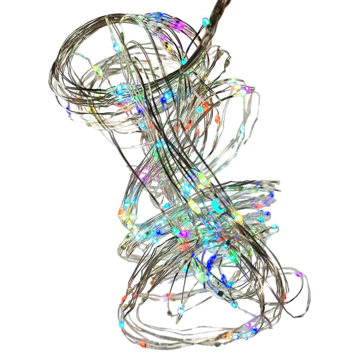 Luci Natale Interno LED 180 Gocce Bianco Freddo con Gioch |M2 Store