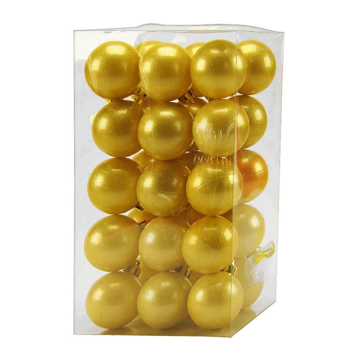 Pallina Natale cm.5 Oro Mat Set pz.30 Box |M2 Store