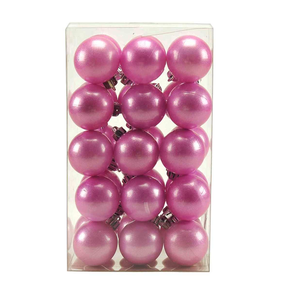 Pallina Natale cm.5 Rosa Mat Set pz.30 Box |M2 Store