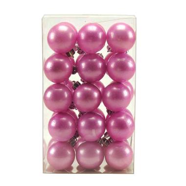 Pallina Natale cm.5 Rosa Mat Set pz.30 Box |M2 Store