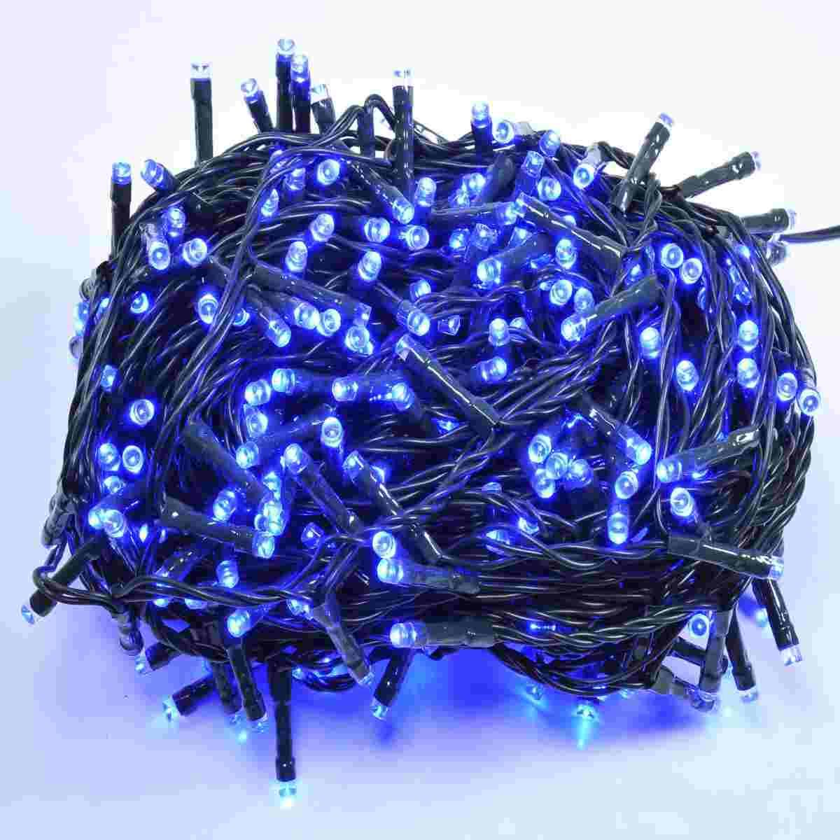 Luci Natale esterno LED 360 Blu con Giochi Luce |M2 Store