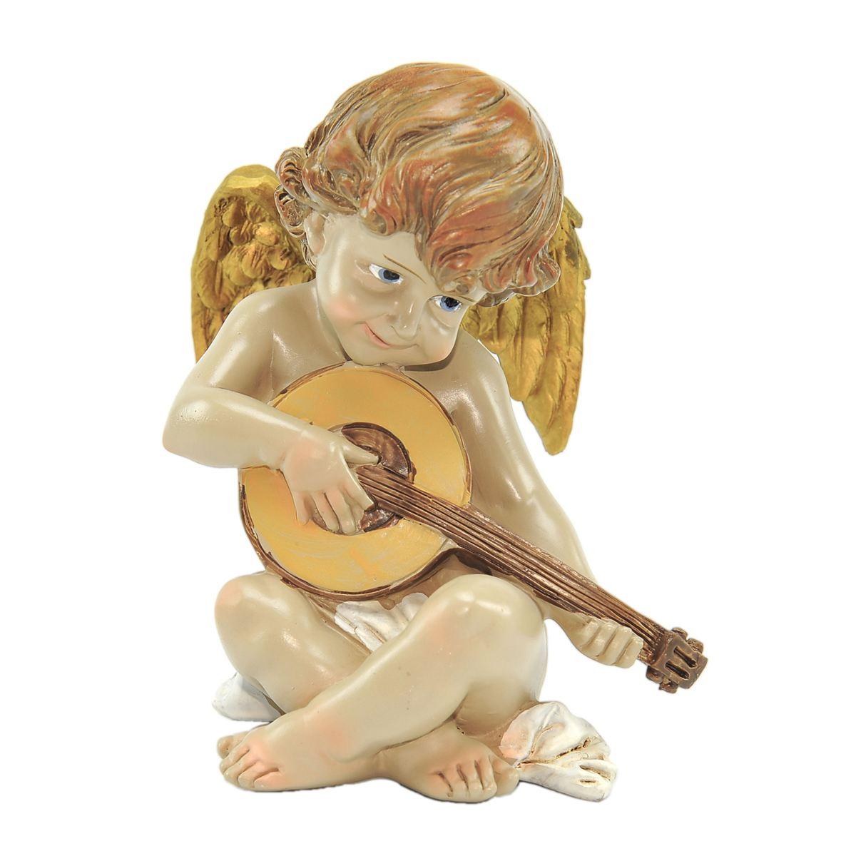 Angelo Ceramica cm.14 Seduto con Chitarra |M2 Store