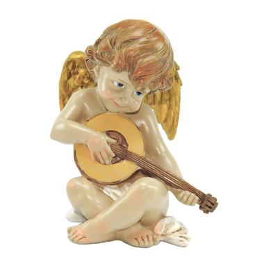 Angelo Ceramica cm.14 Seduto con Chitarra |M2 Store