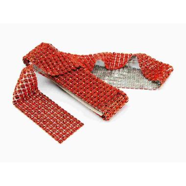 Nastro Strass Rosso mt.3xh0,6 |M2 Store