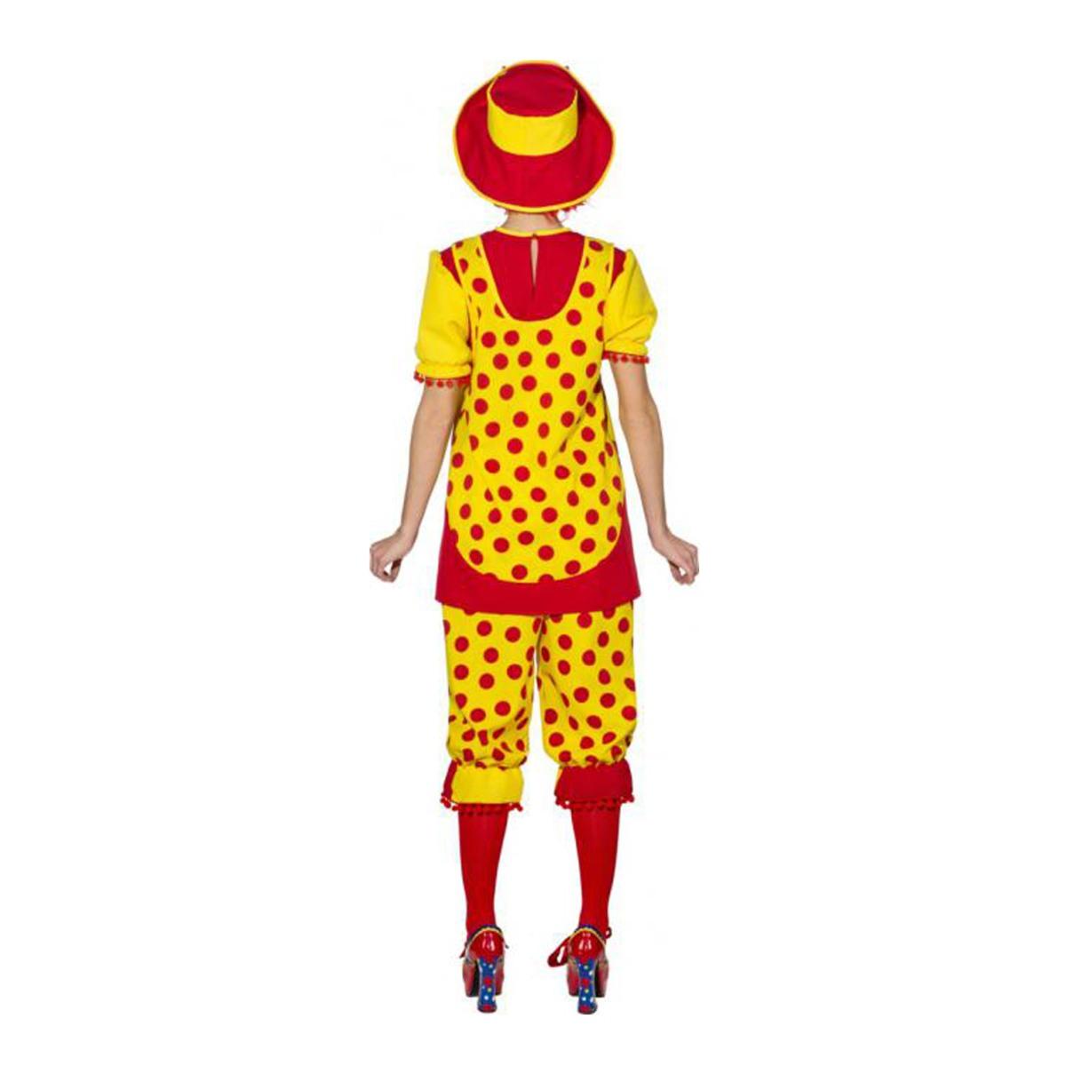 Costume Clown Clown Giallo Rosso |Widmann