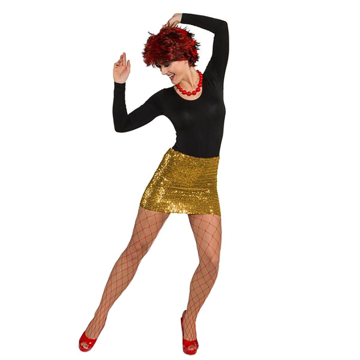 Gonna Top Paillettes Oro |Orlob