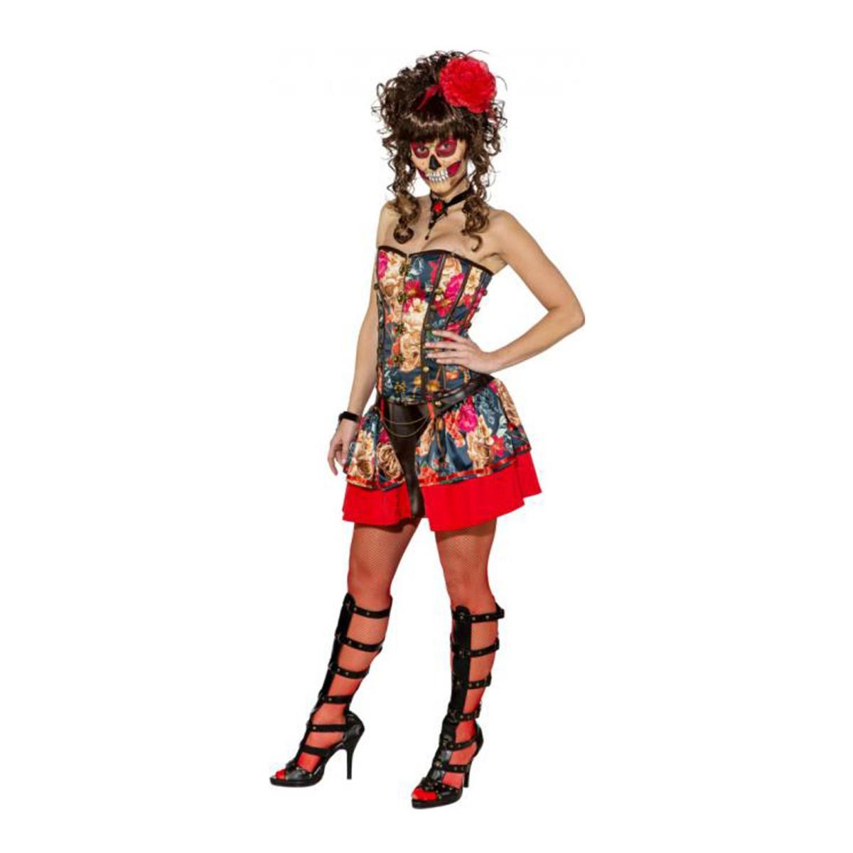 Bustino Corpetto Nero con Rose |Orlob