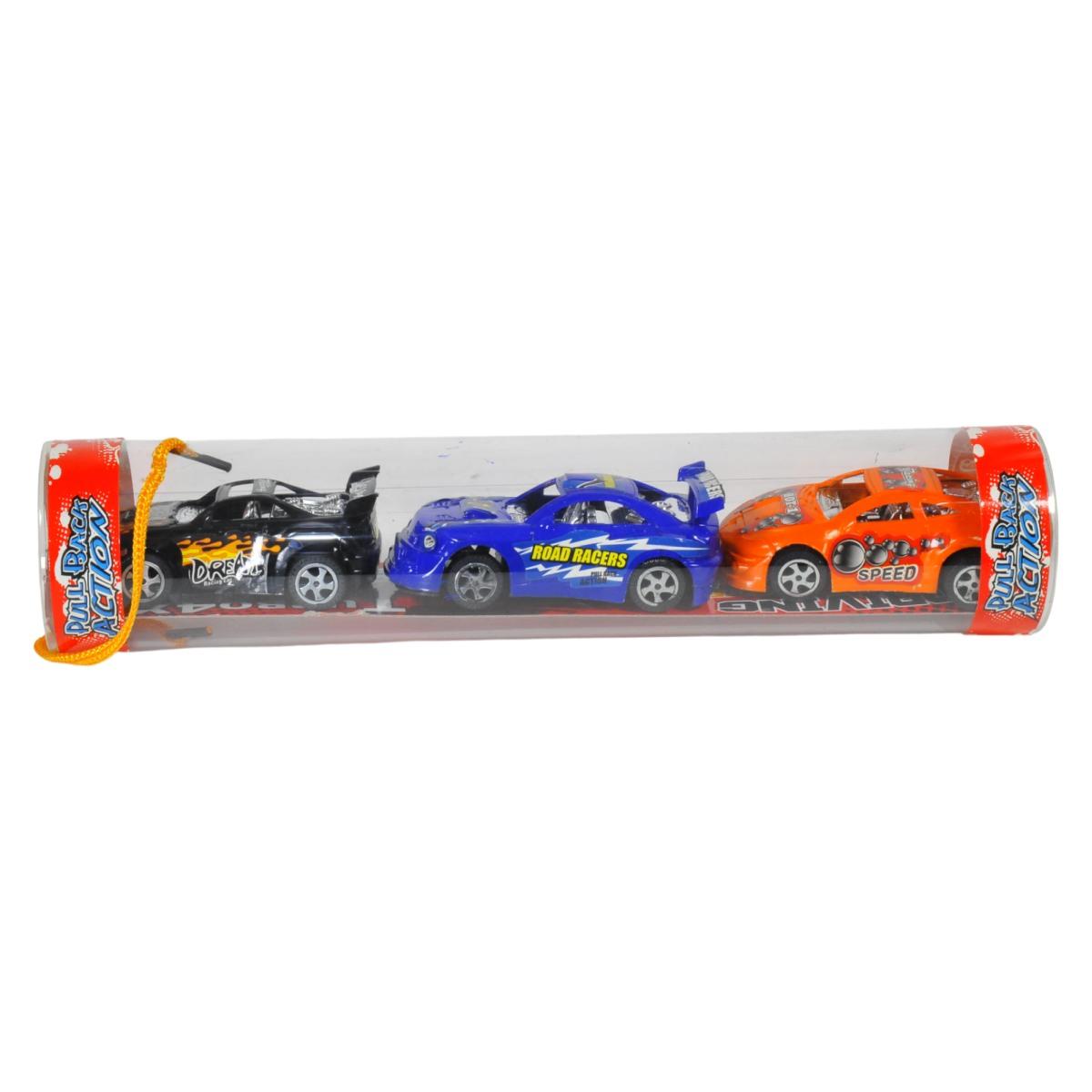 Gioco Auto Mini in Tubo Set pz.3 |Mazzeo