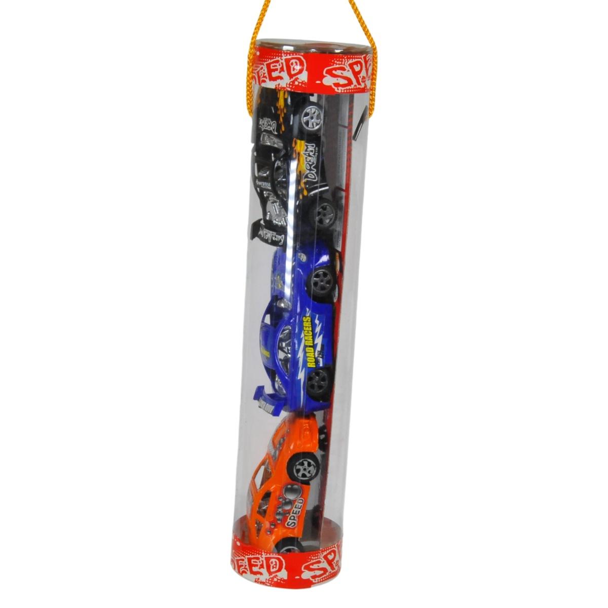 Gioco Auto Mini in Tubo Set pz.3 |Mazzeo