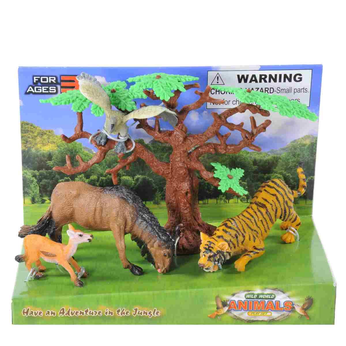 Gioco Animali Zoo cm.10 5 Modelli |Mazzeo