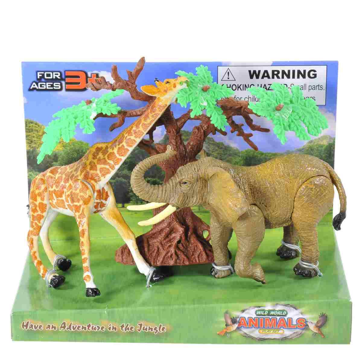 Gioco Animali Zoo cm.10 5 Modelli |Mazzeo