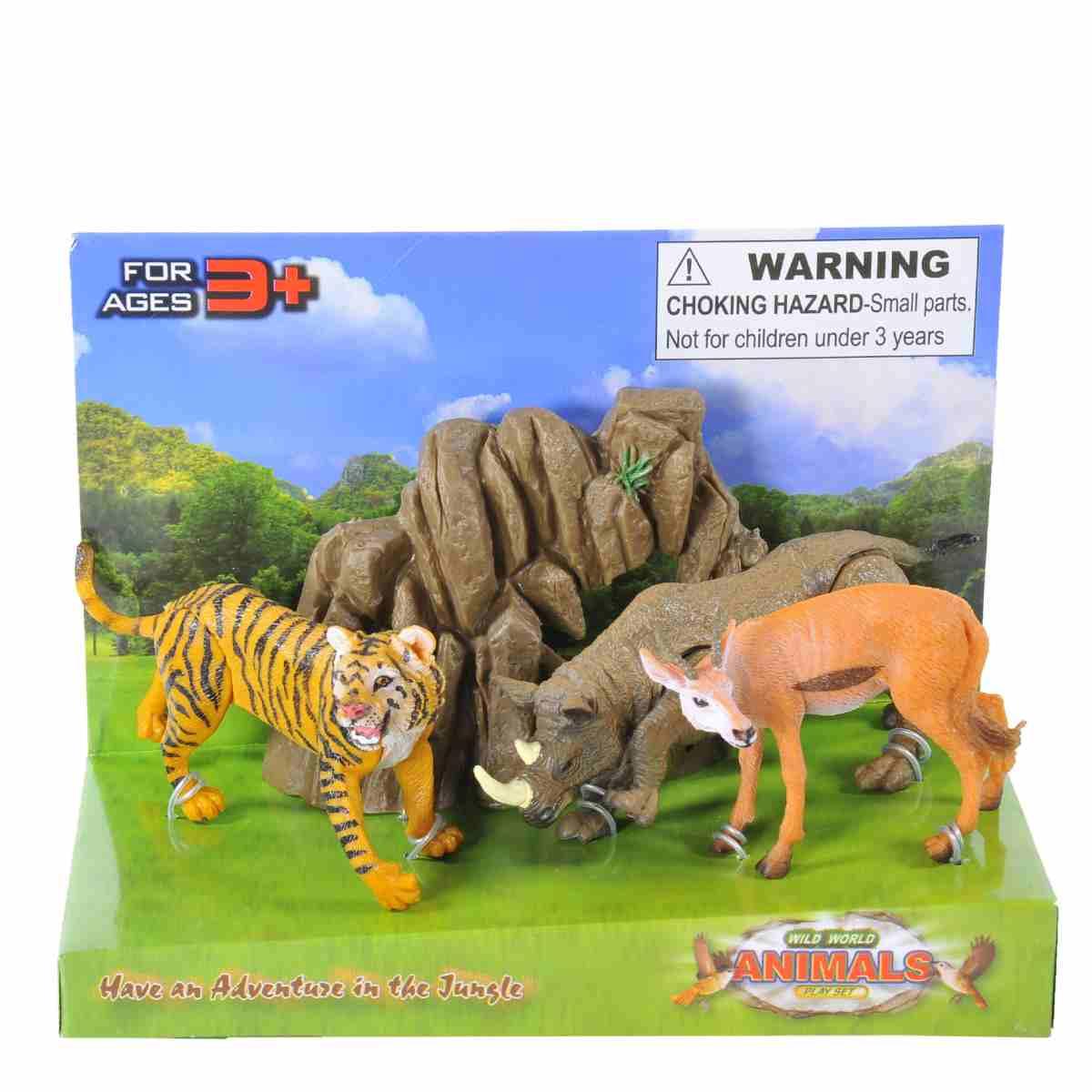 Gioco Animali Zoo cm.10 5 Modelli |Mazzeo