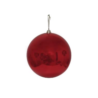 Pallina Natale cm.25 Rosso Lucido |Mazzeo