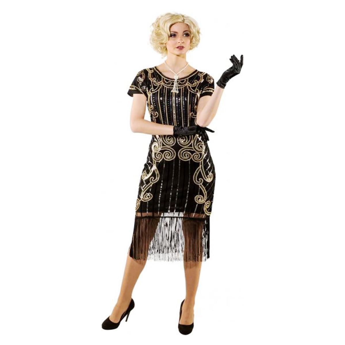 Costume Charleston Anni '20 Nero |Widmann