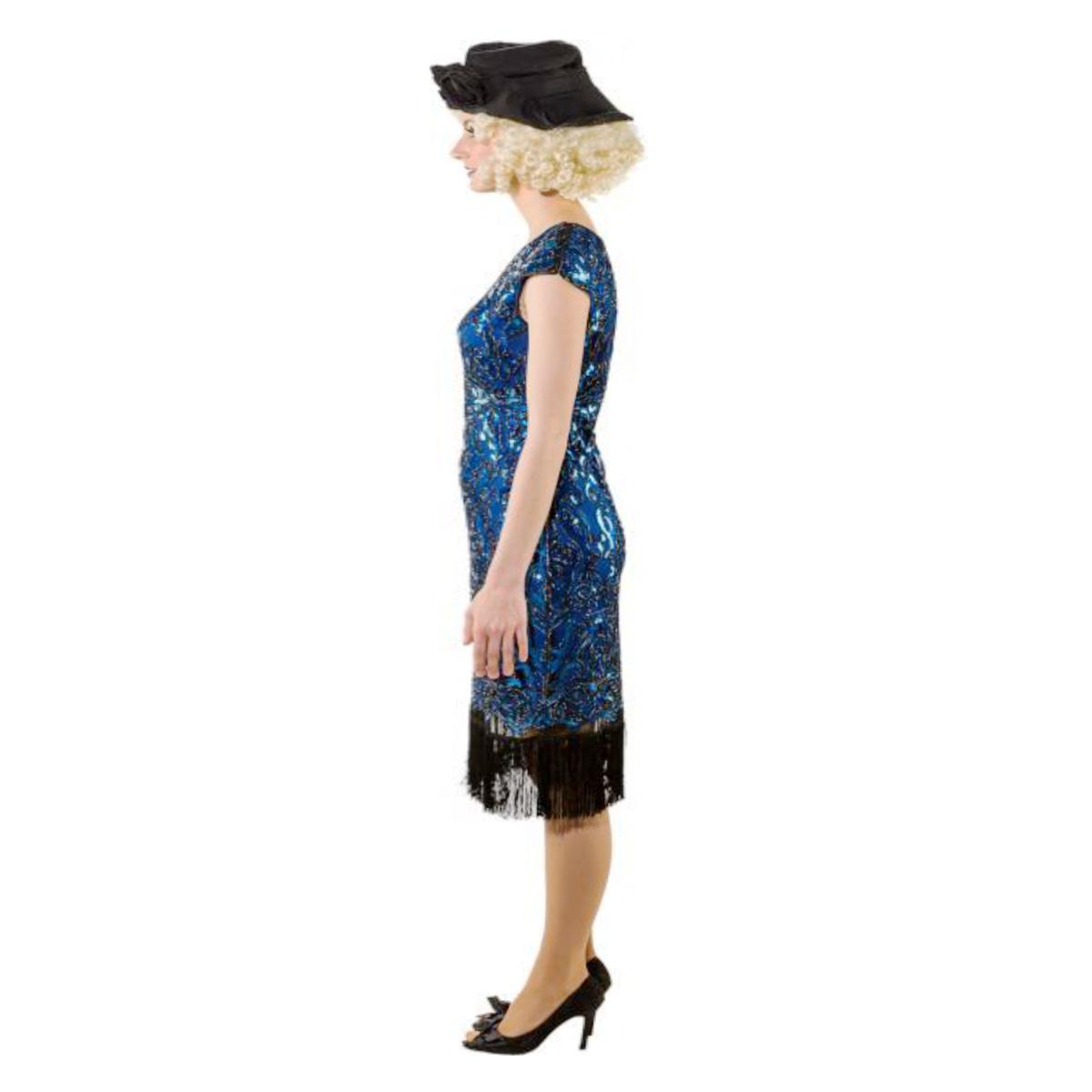 Costume Charleston Anni '20 Blu |Orlob