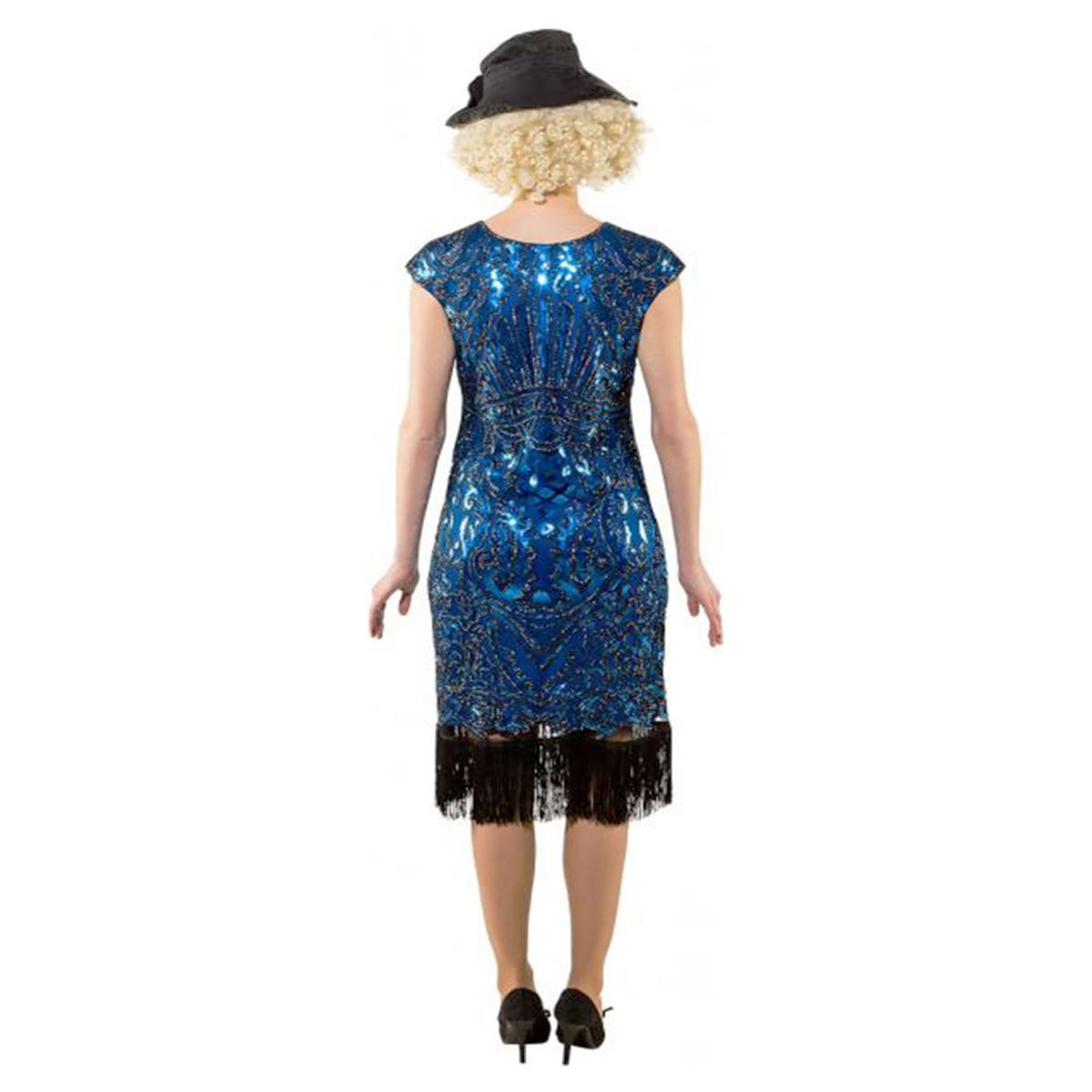 Costume Charleston Anni '20 Blu |Orlob