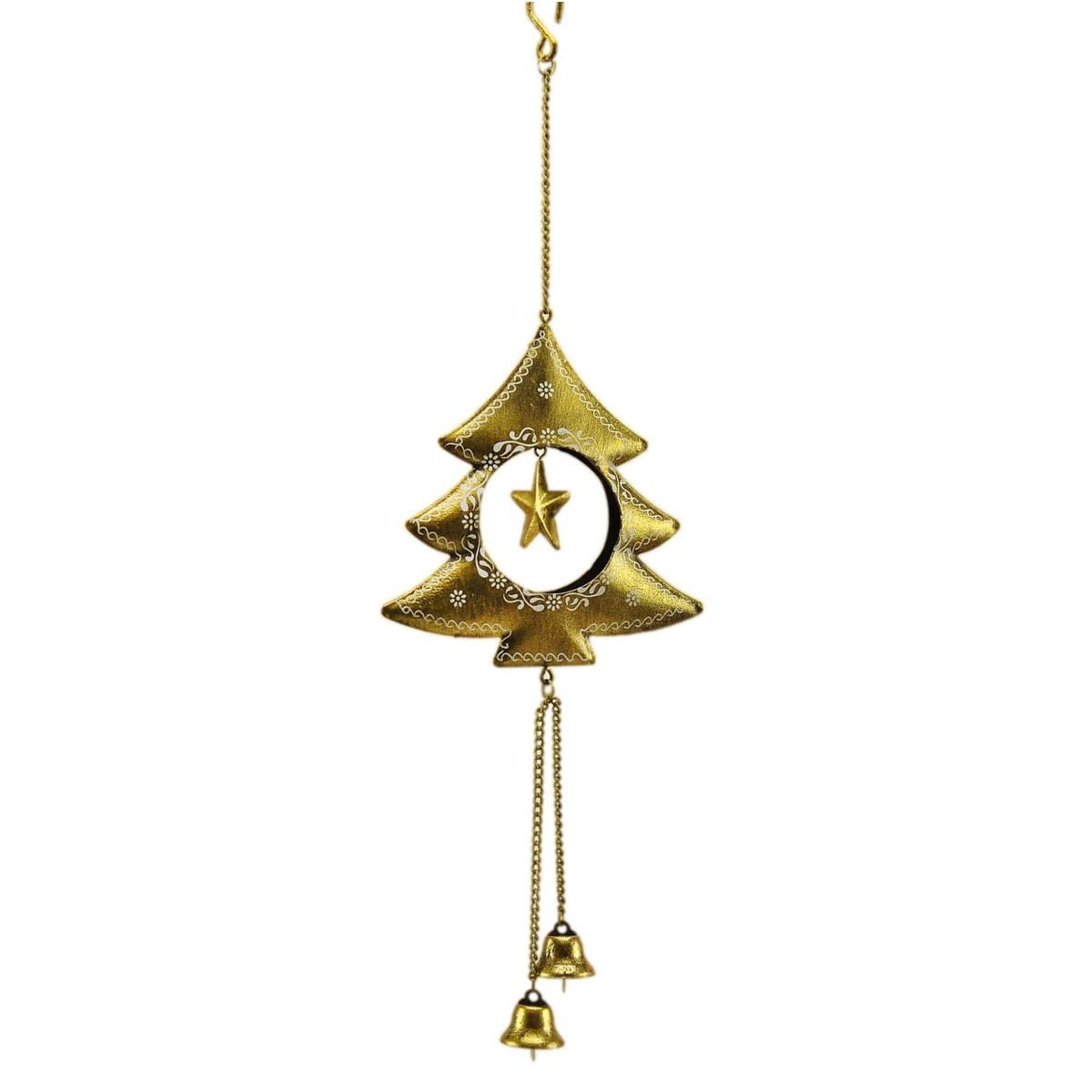 Decorazione Natalizia Albero Metallo cm.12xh25 |M2 Store