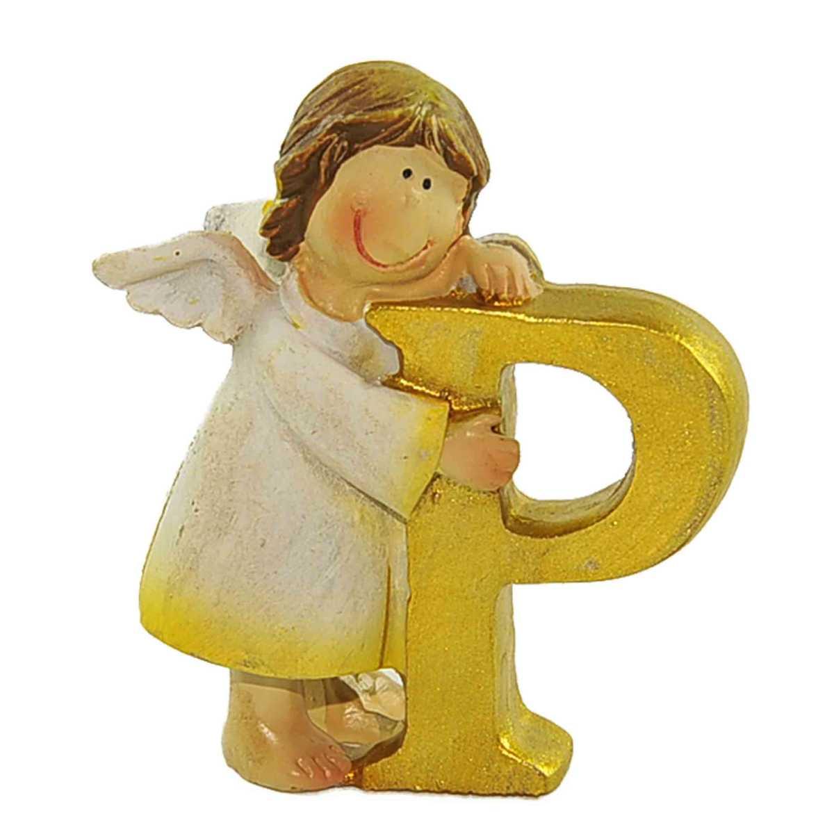 Angelo Ceramica con Lettera P cm.6 |M2 Store