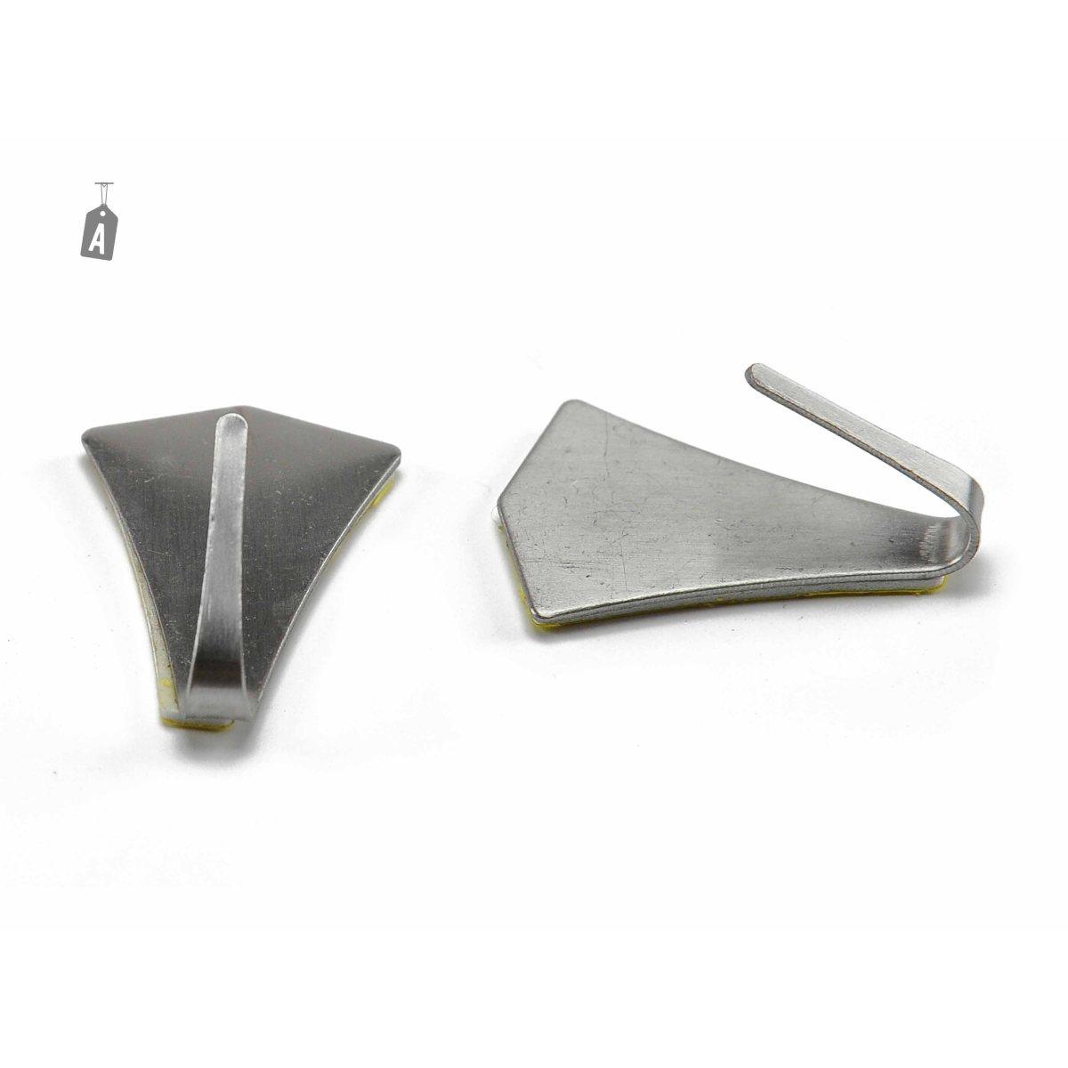 Gancidesivo Inox cm.3,5 Set pz.2 4 Mod. | M2 Store