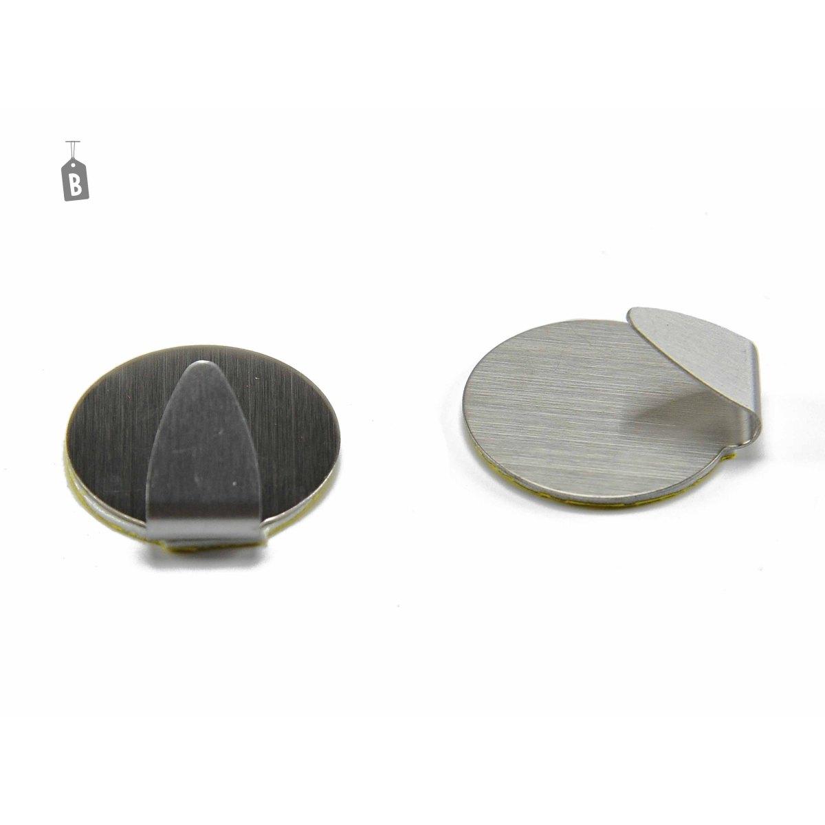 Gancidesivo Inox cm.3,5 Set pz.2 4 Mod. | M2 Store