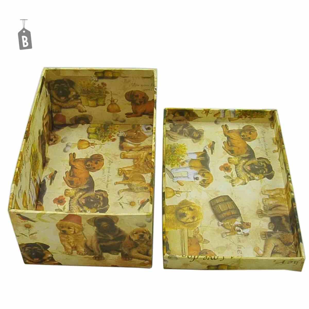 Scatola Cartone 04 Fiori Animali Assortiti | M2 Store