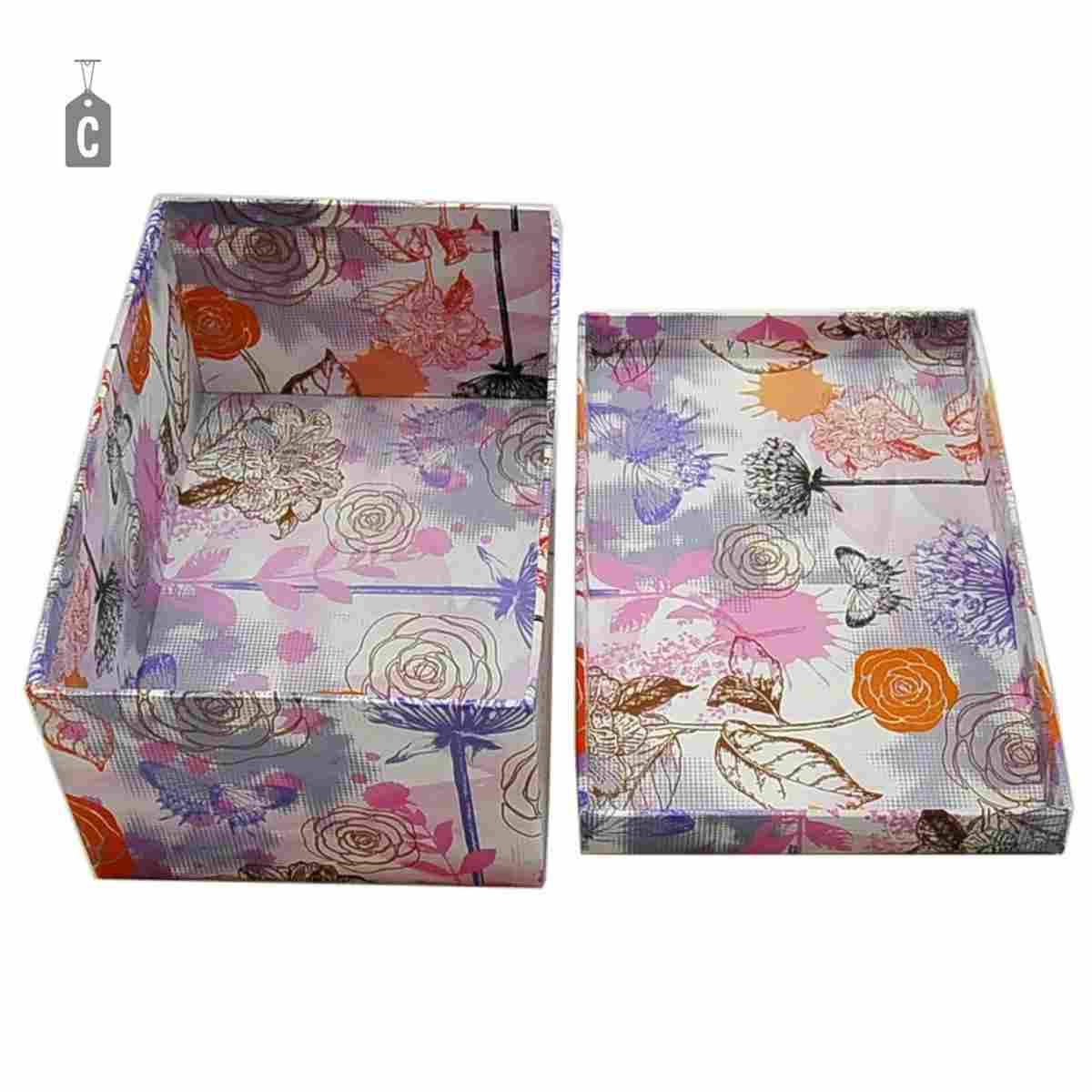 Scatola Cartone 04 Fiori Animali Assortiti | M2 Store