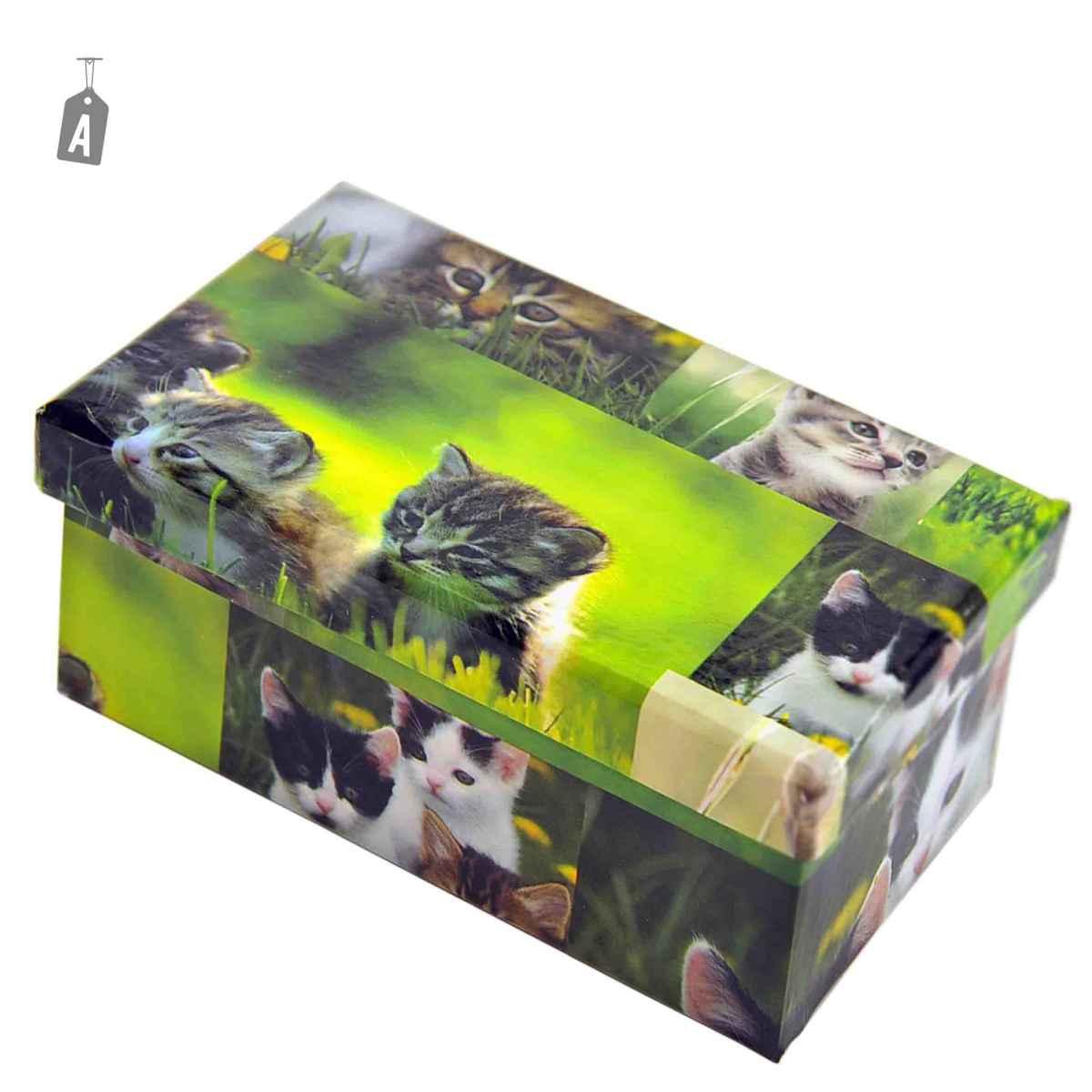 Scatola Cartone 02 Fiori Animali cm.14x8,5x6 4 Modelli Assortiti | M2 Store