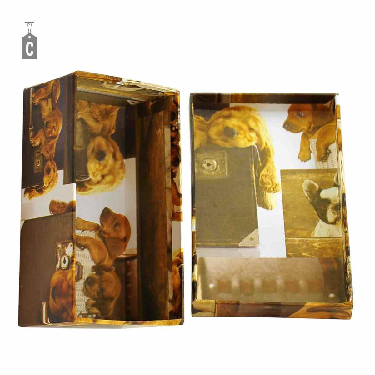 Scatola Cartone 02 Fiori Animali cm.14x8,5x6 4 Modelli Assortiti | M2 Store