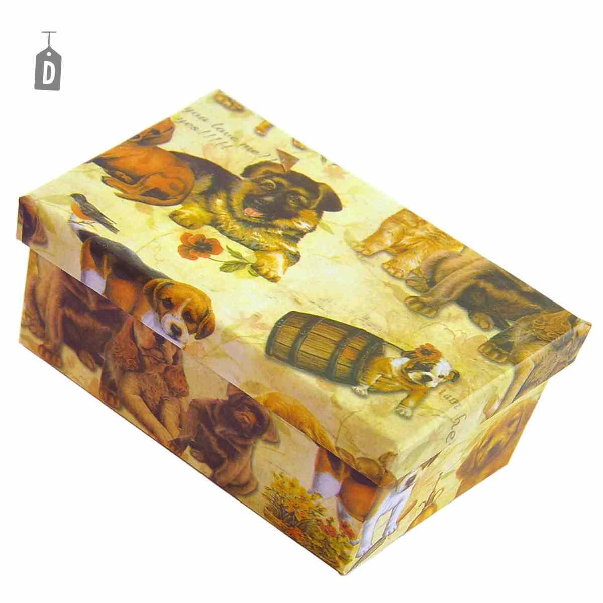 Scatola Cartone 02 Fiori Animali cm.14x8,5x6 4 Modelli Assortiti | M2 Store