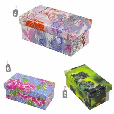 Scatola Cartone 01 Fiori Animali Assortiti | M2 Store