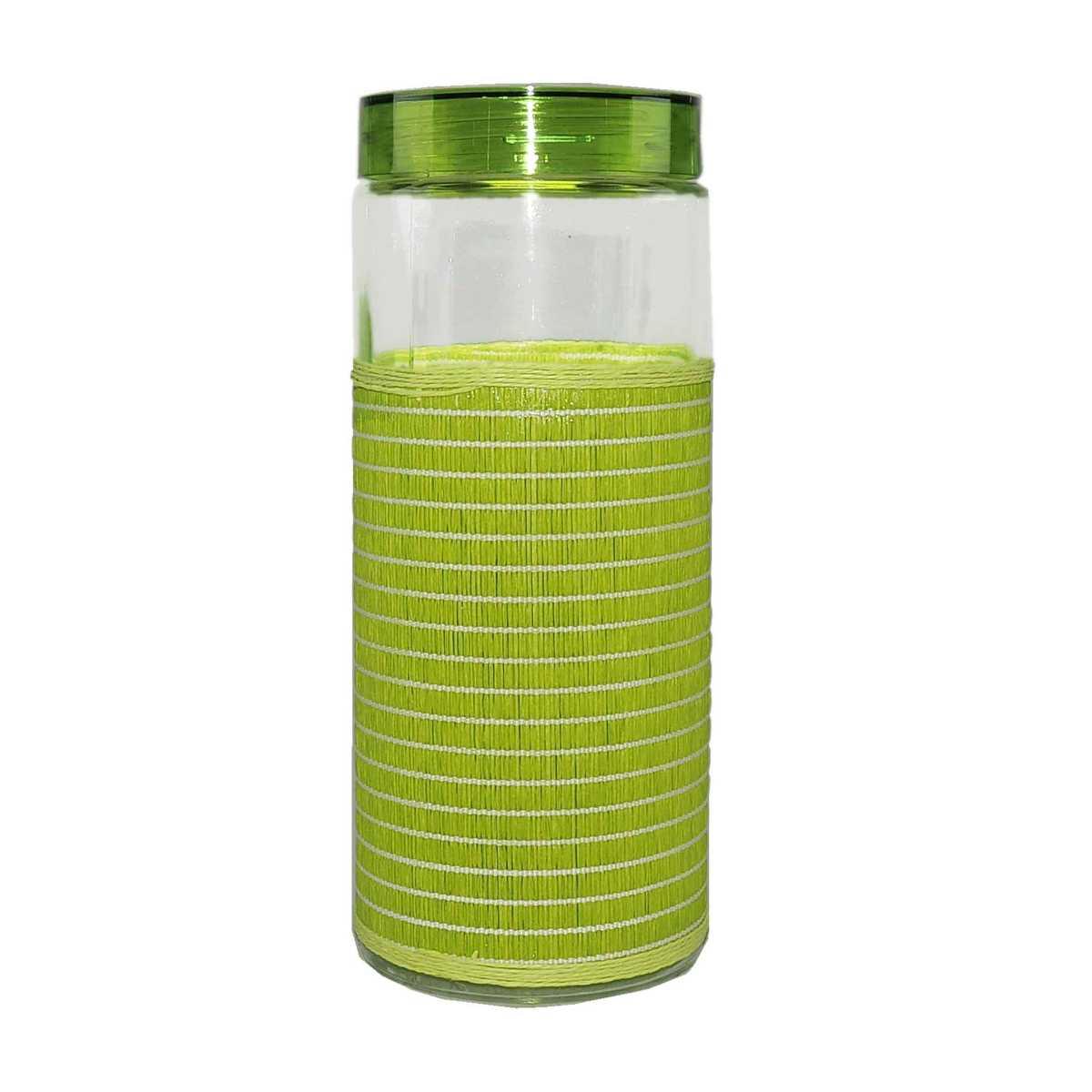 Barattolo Vetro Paglia Color cm.H28 6 Colori Assortiti | M2 Store