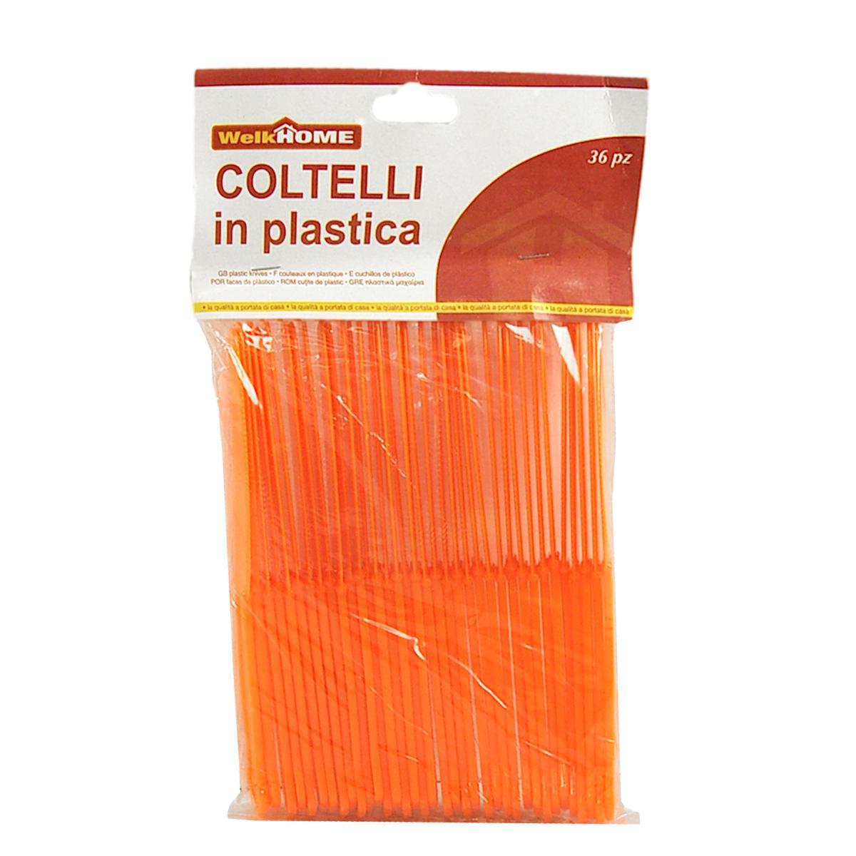 Posate Party Coltello PVC Set pz.36 4 Colori W Home |M2 Store