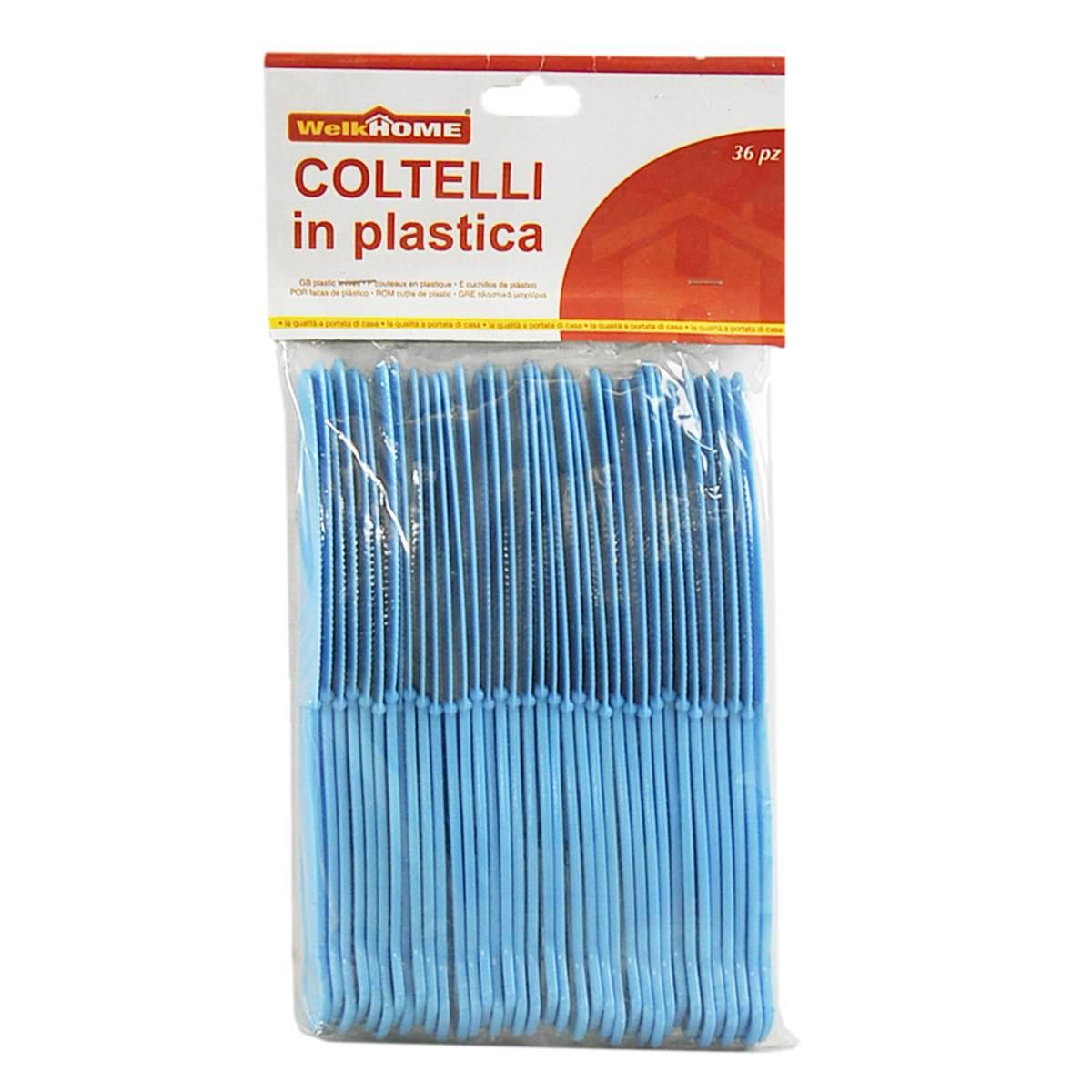 Posate Party Coltello PVC Set pz.36 4 Colori W Home |M2 Store