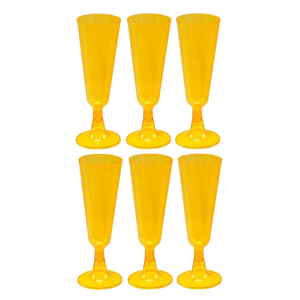 Bicchiere Pl Flute 4 Colori Set pz.6 |M2 Store