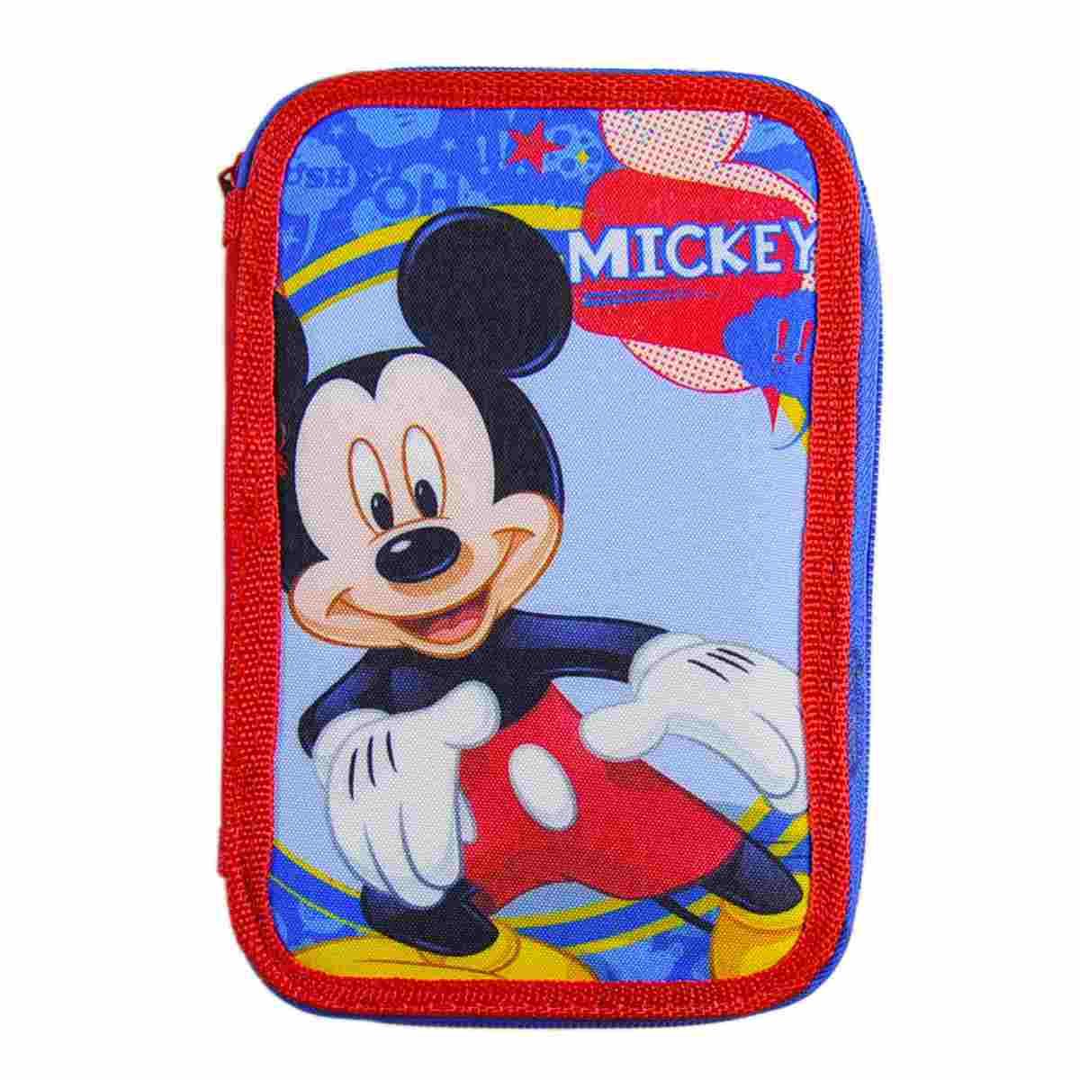 Astuccio Disney Mickey con Accessori 3 Zip |Disney