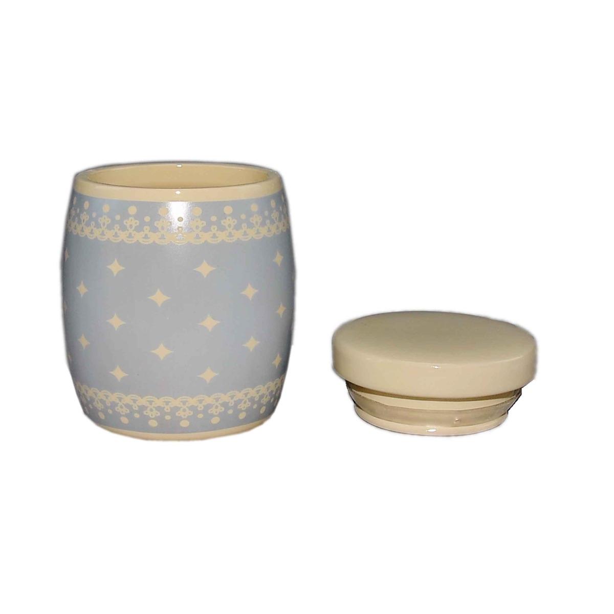 Barattoli Set pz.3 Ceramica Cuorifoglio 4 Colori Assortiti | Gicos