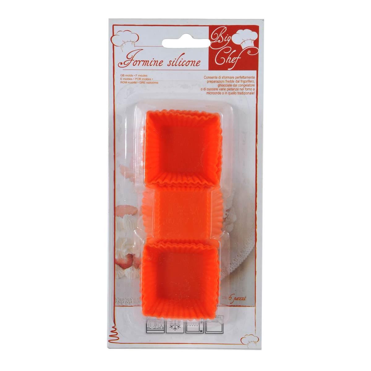 Formine Dolci Pz.6 Silicone Assortiti 7 Modelli | M2 Store