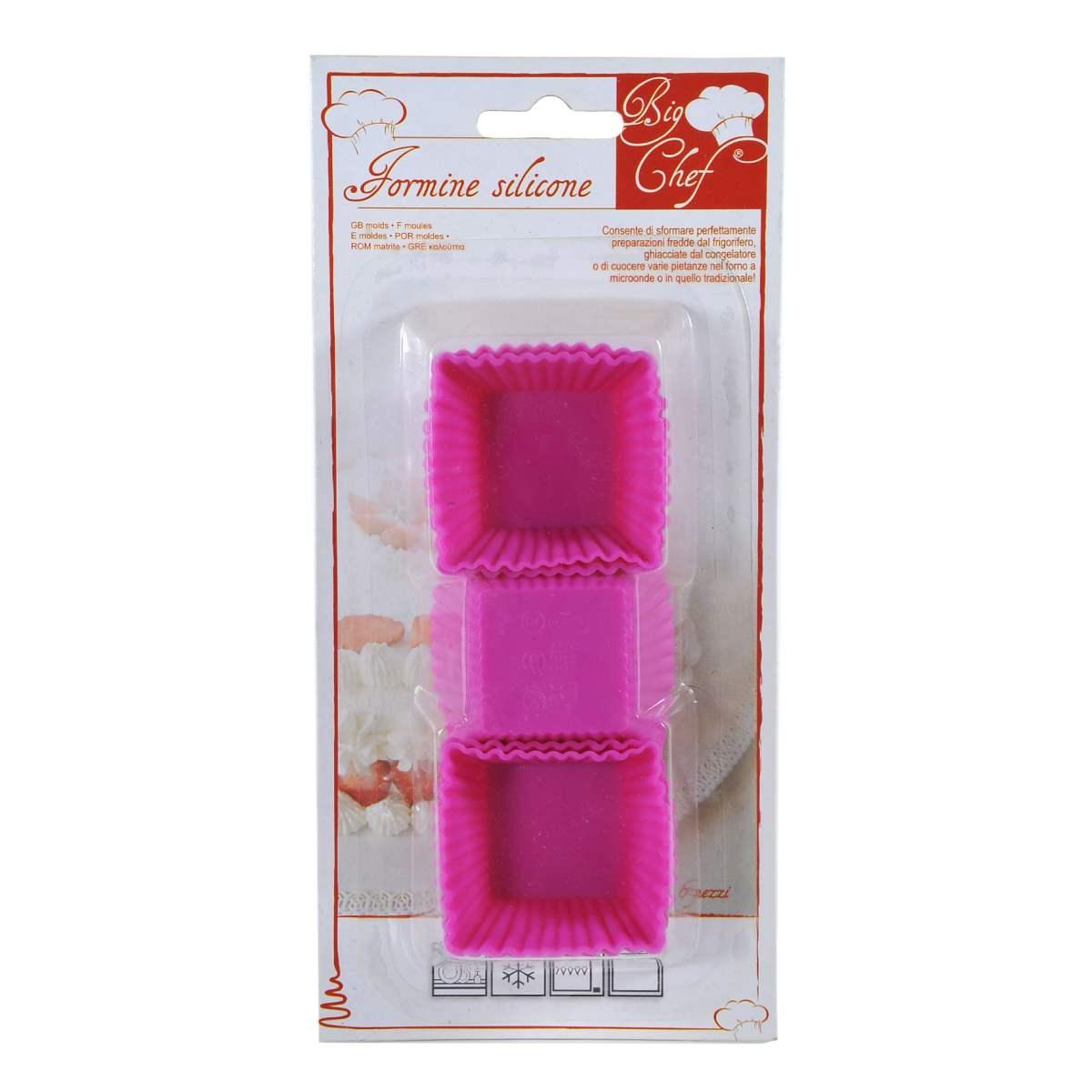 Formine Dolci Pz.6 Silicone Assortiti 7 Modelli | M2 Store