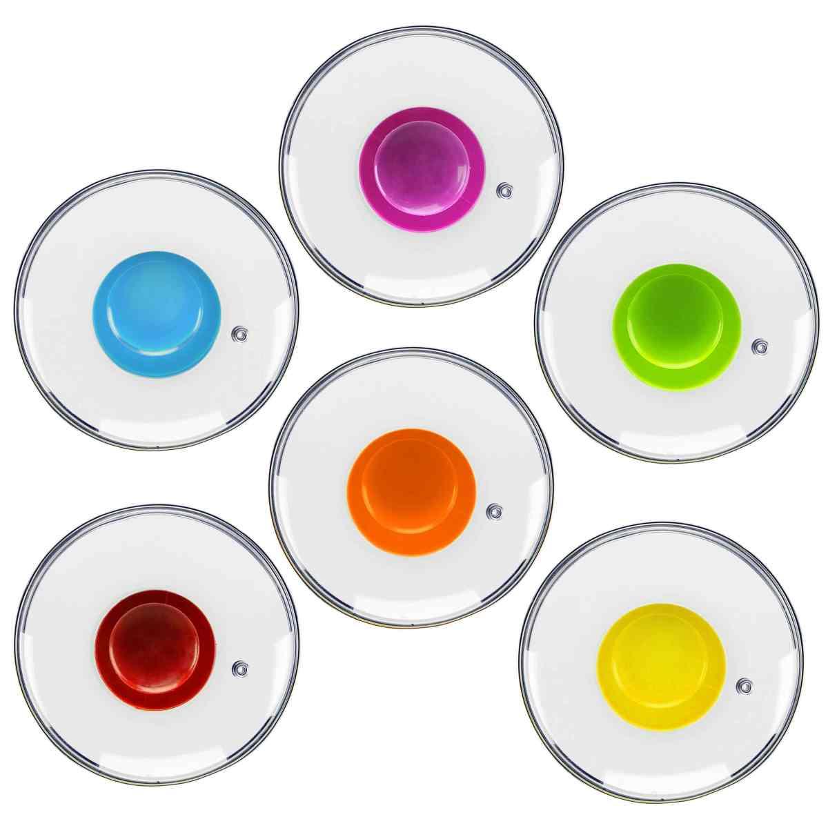 Coperchio Vetro cm.Ø14 W Home Pomello 6 Colori | M2 Store